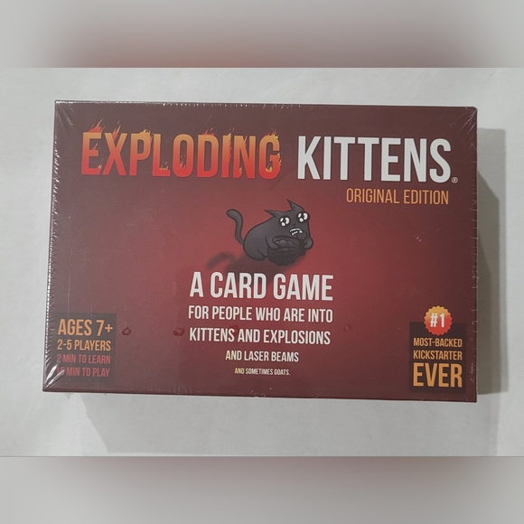 Exploding Kittens Card Game - Original Edition - Picture 2 of 5